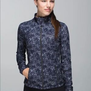 LULULEMON Rocky Road Sand Dune Black/Gray/Purple Forme Define?? Jacket-EUC—8